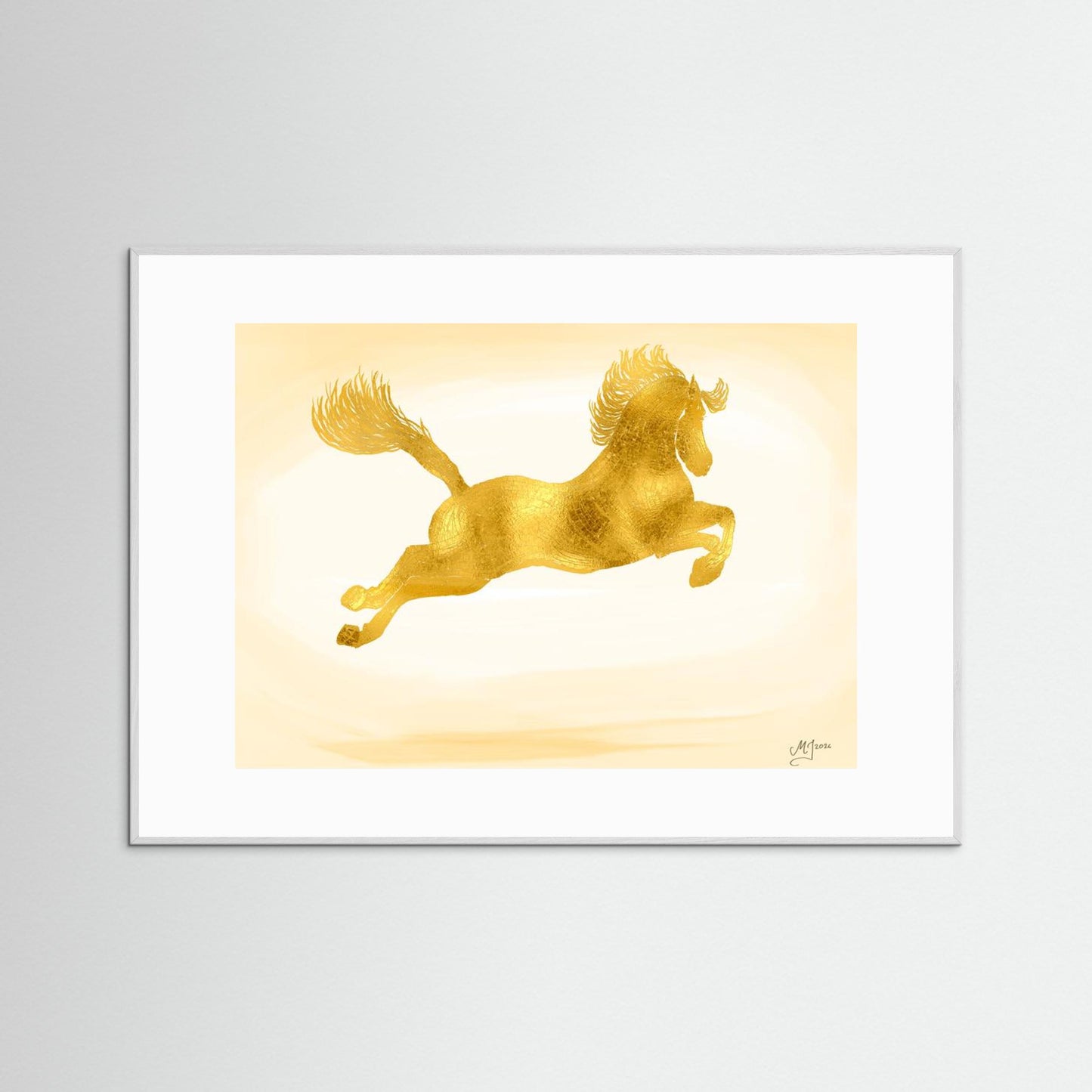 Study in Classical Movement — Capriole | Fine Art Paper Print