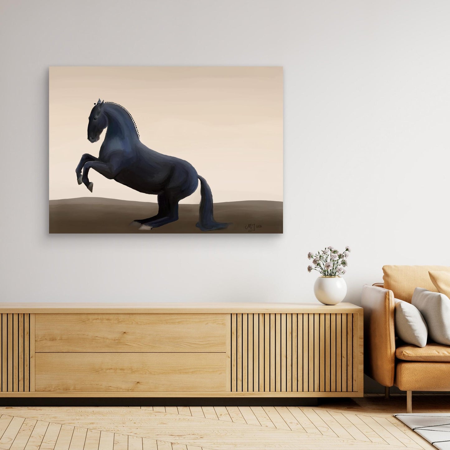 Study in Classical Movement — Levade | Canvas