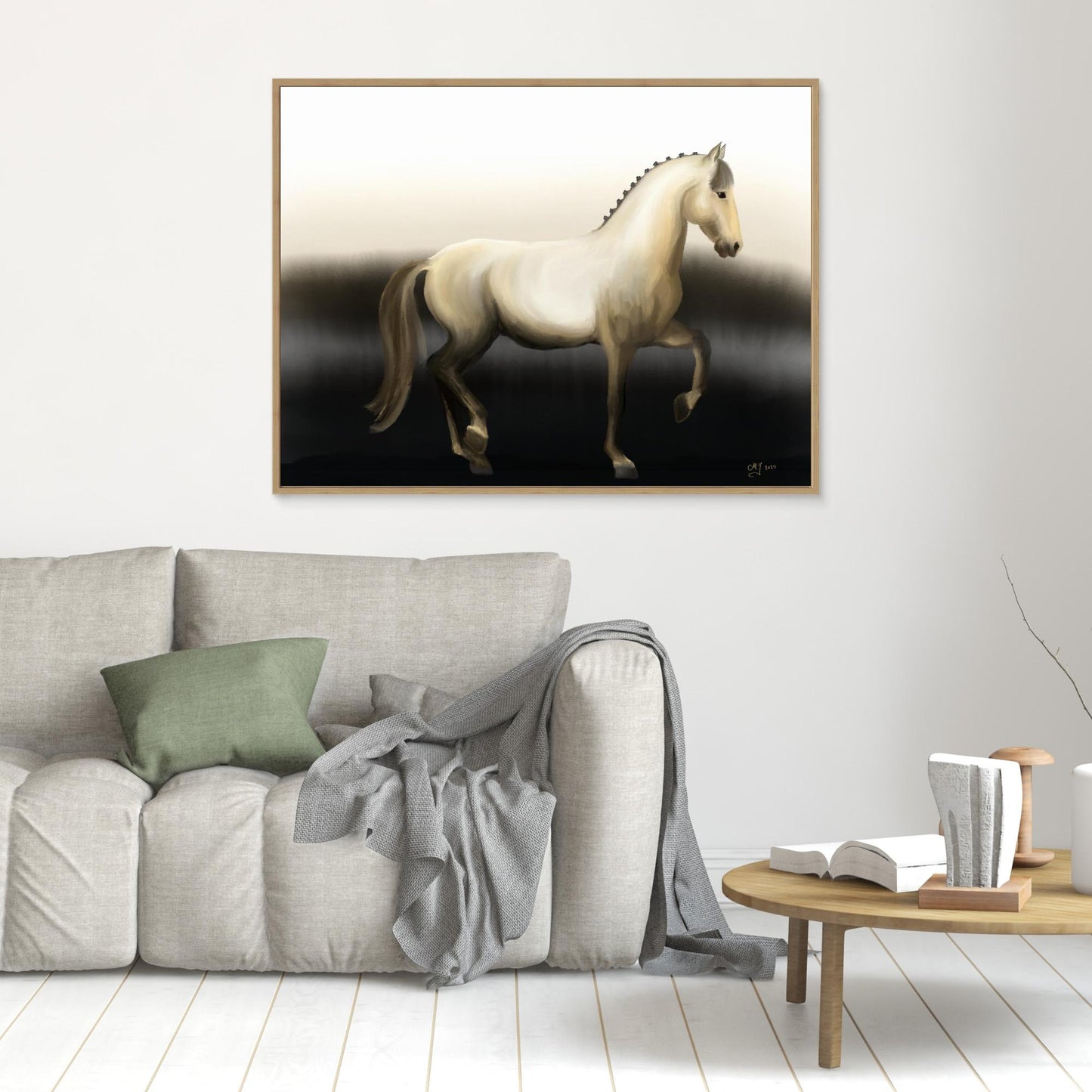 Study in Classical Movement — Piaffe | Canvas