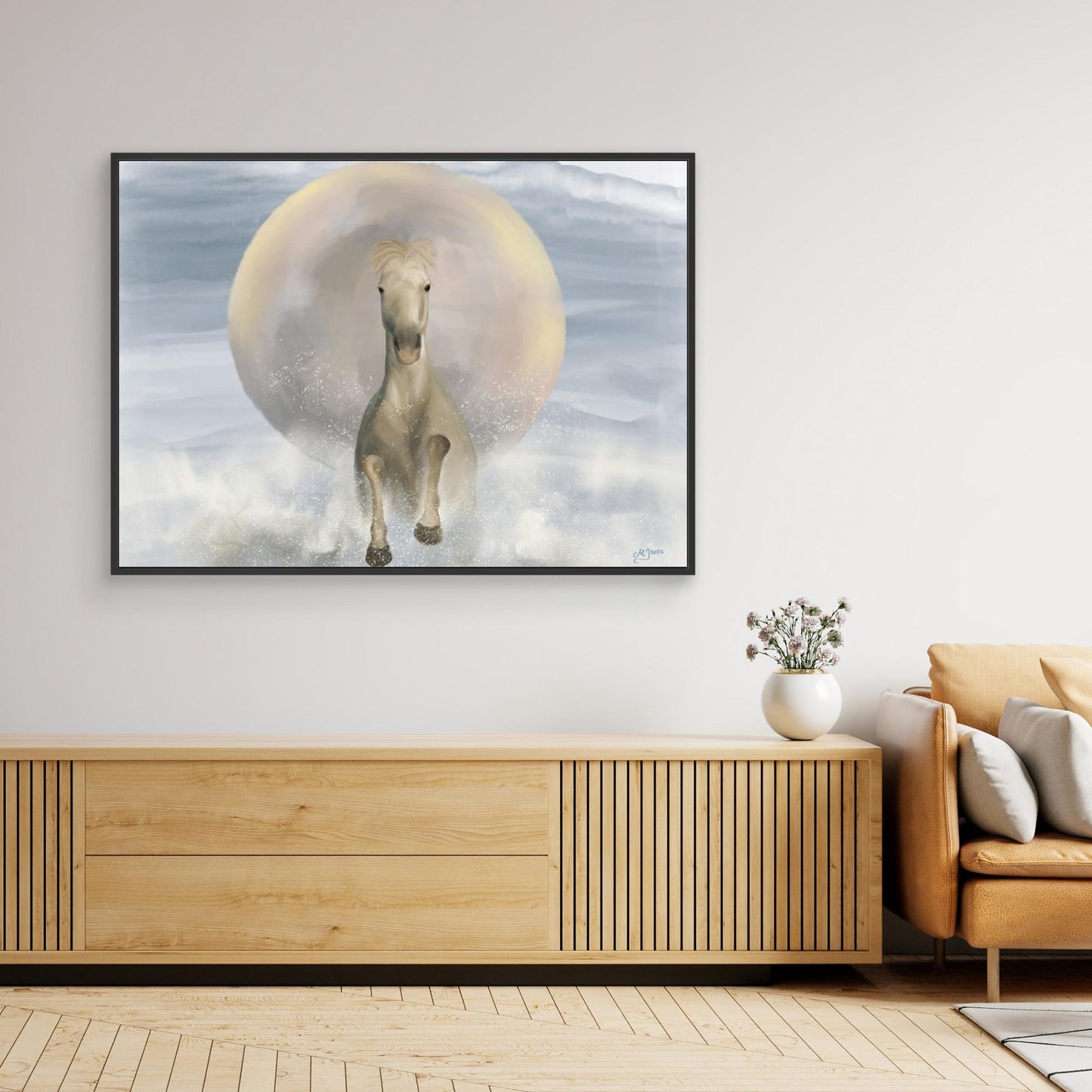 Under the Winter Moon | Canvas