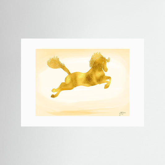 Study in Classical Movement — Capriole | Fine Art Paper Print