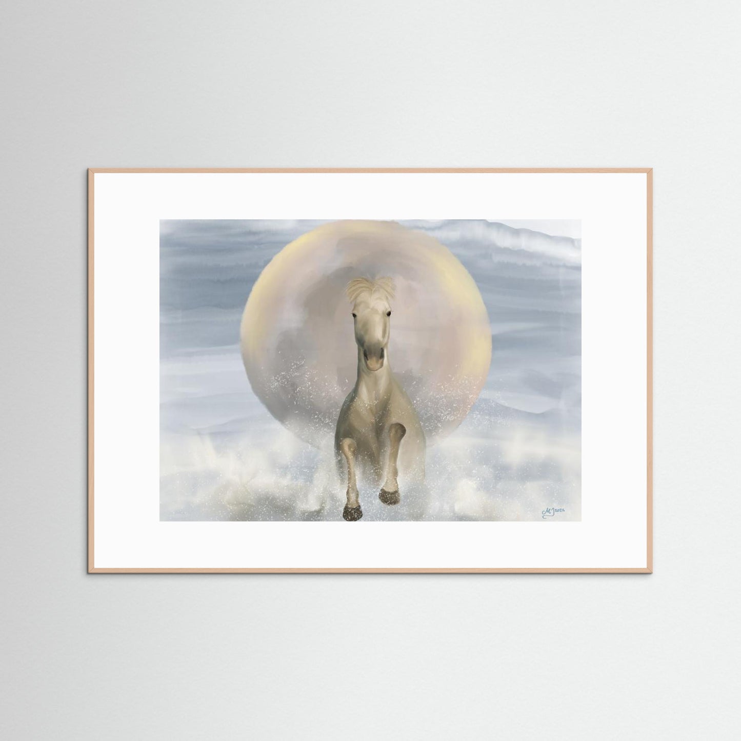 Under the Winter Moon | Fine Art Paper Print