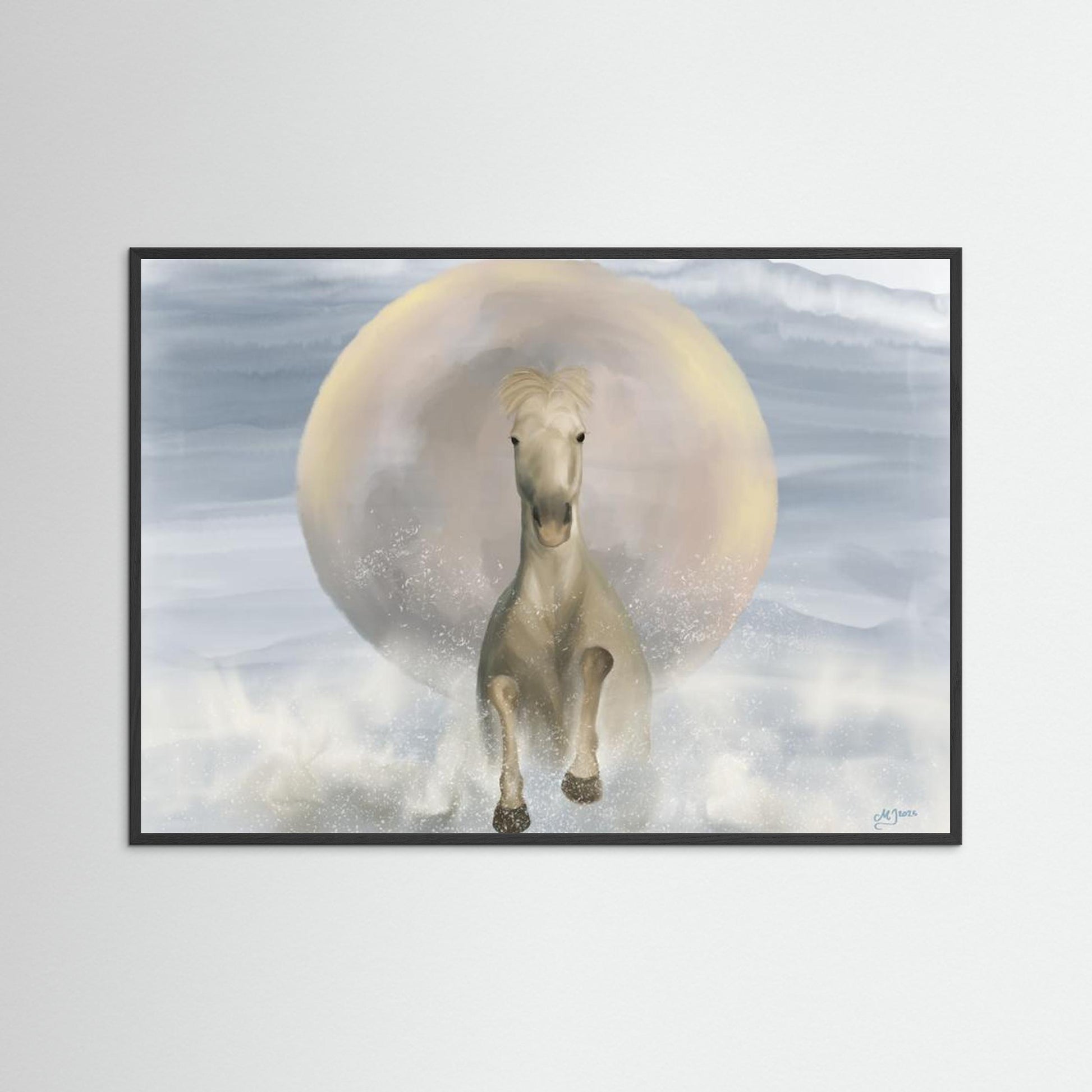Under the Winter Moon | Fine Art Paper Print