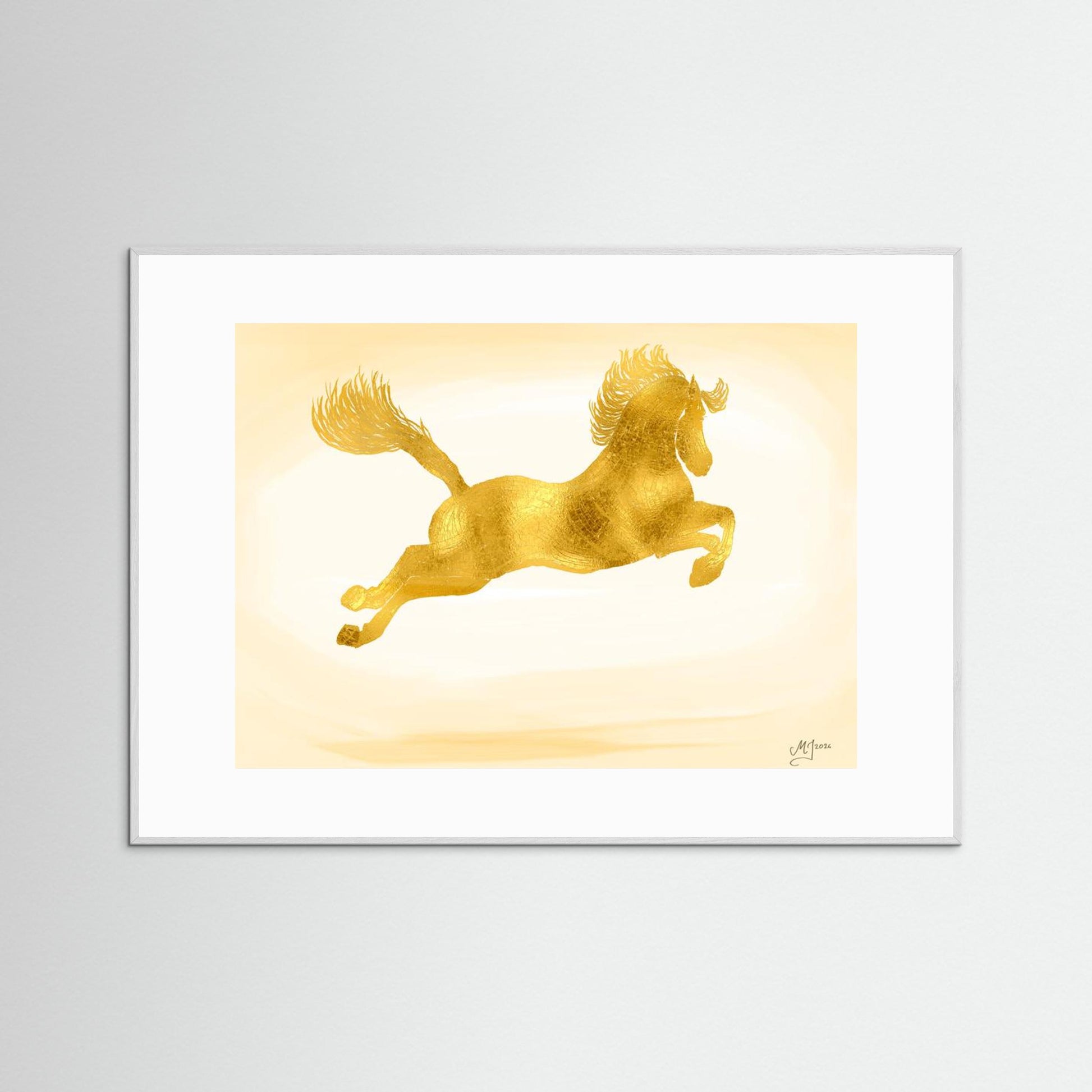 Study in Classical Movement — Capriole | Fine Art Paper Print