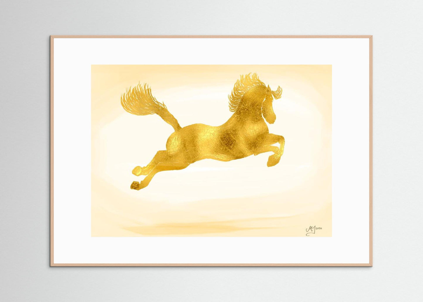 Study in Classical Movement — Capriole | Fine Art Paper Print