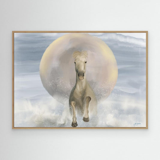 Under the Winter Moon | Canvas