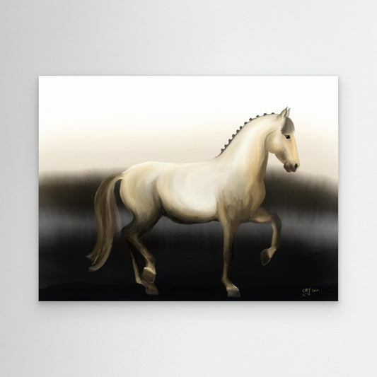 Study in Classical Movement — Piaffe | Canvas