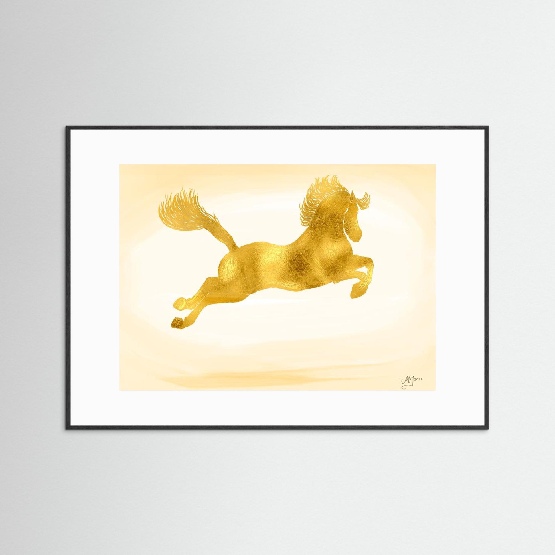 Study in Classical Movement — Capriole | Fine Art Paper Print