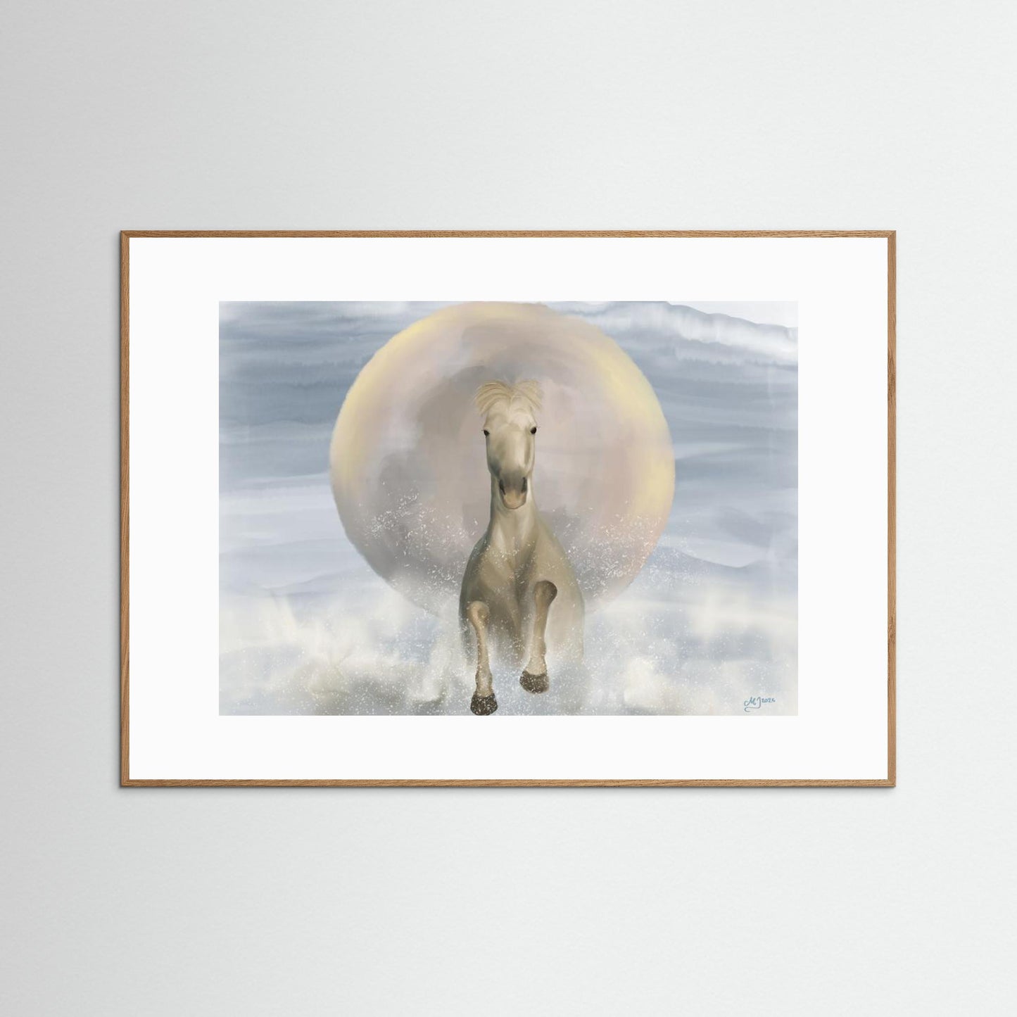 Under the Winter Moon | Fine Art Paper Print