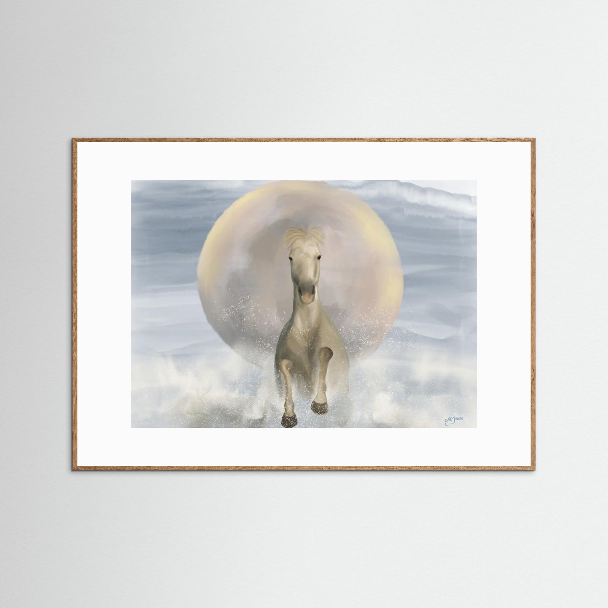 Under the Winter Moon | Fine Art Paper Print
