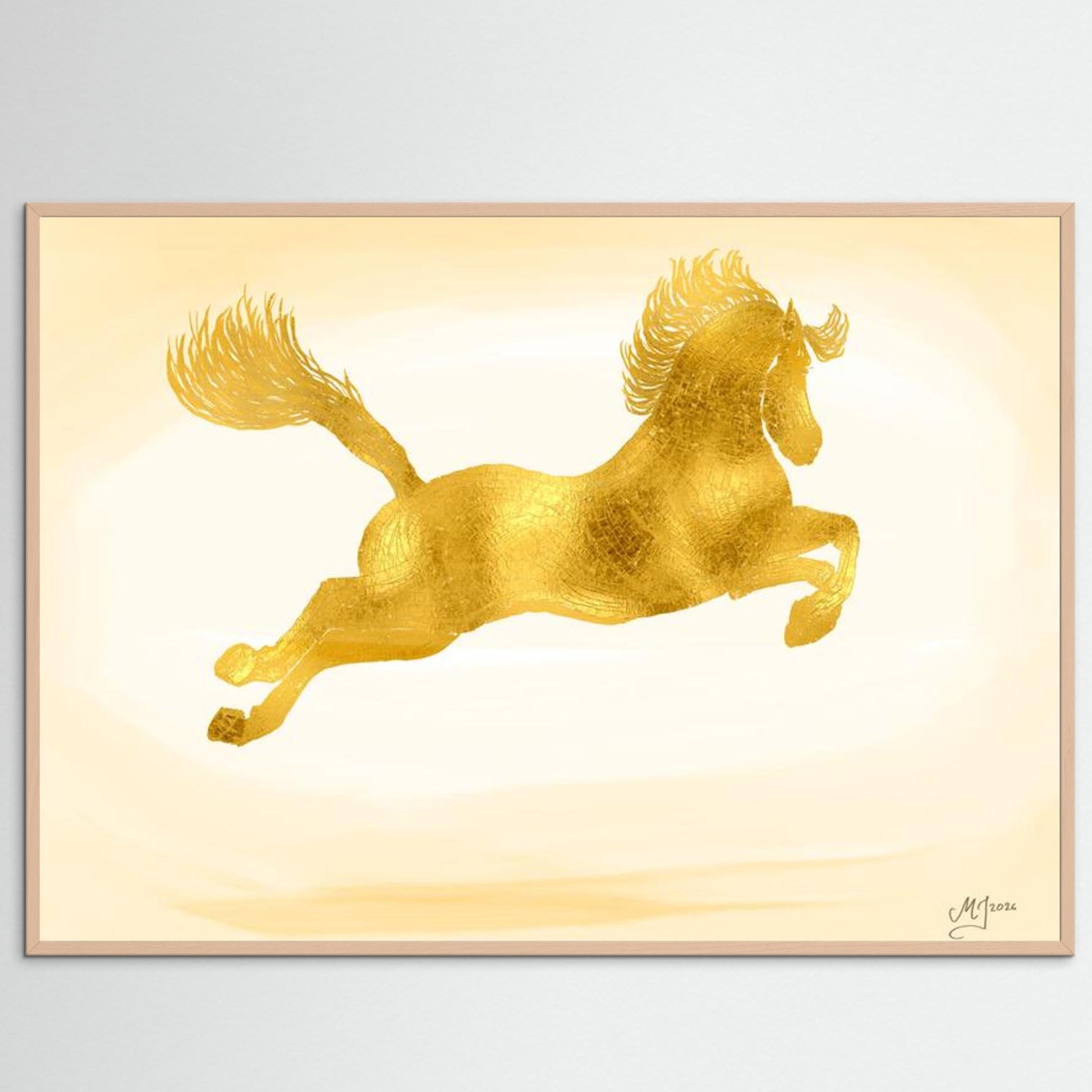 Study in Classical Movement — Capriole | Fine Art Paper Print