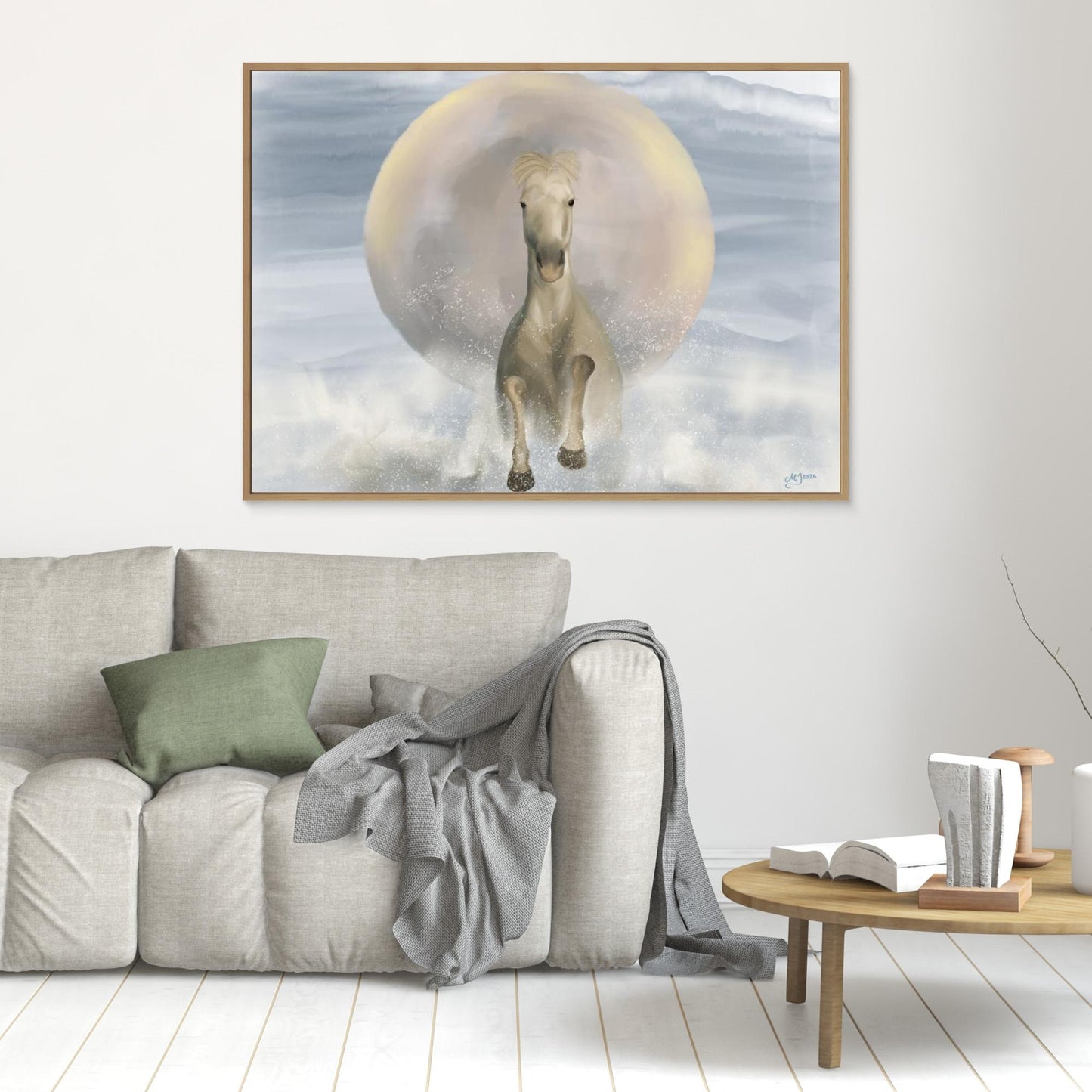 Under the Winter Moon | Canvas