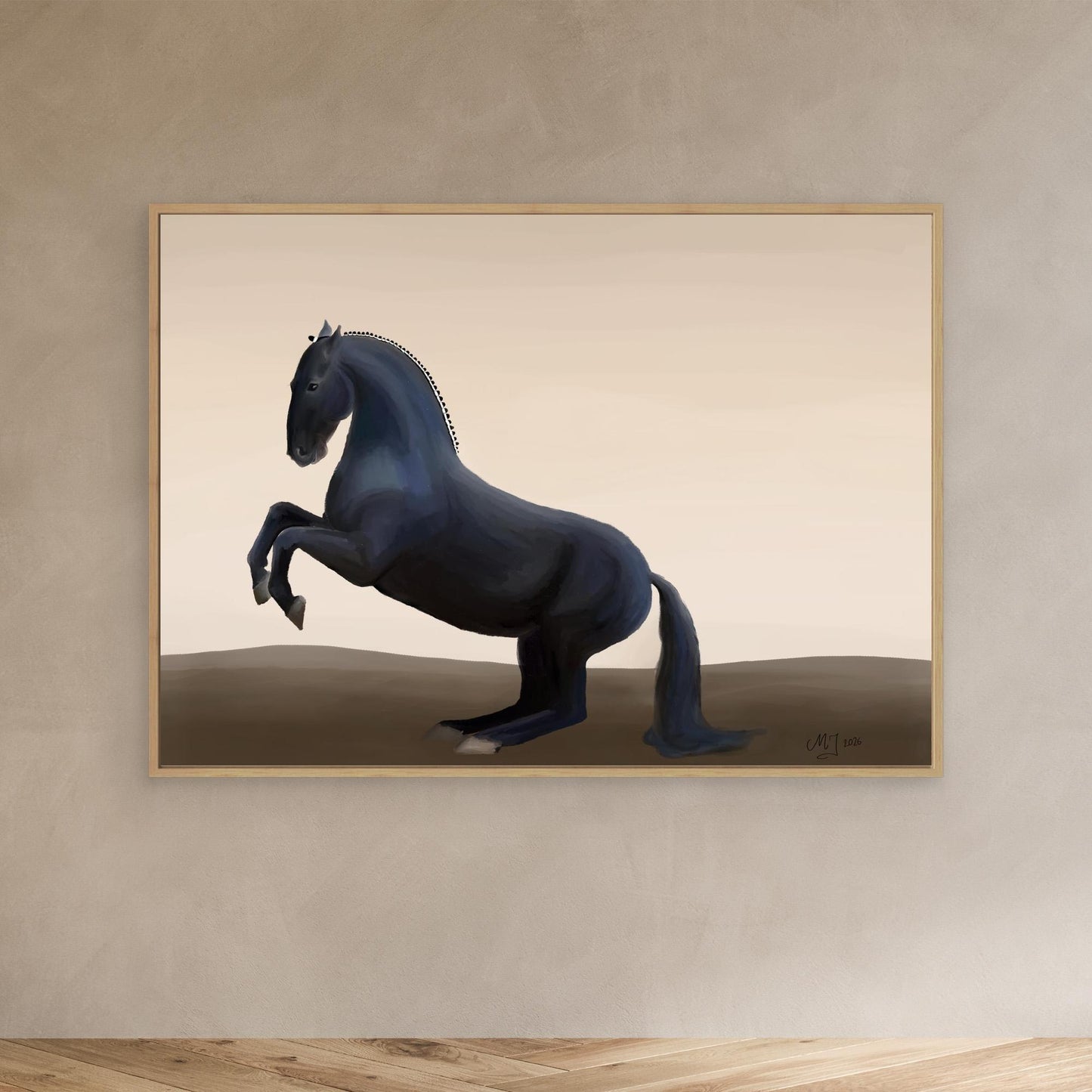 Study in Classical Movement — Levade | Canvas