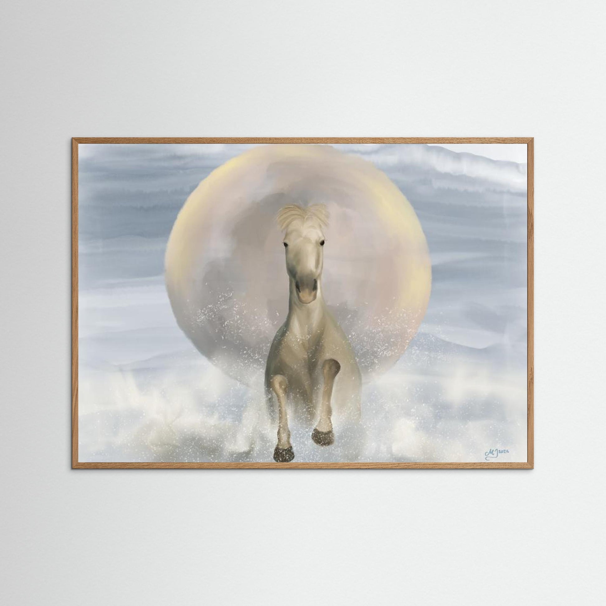 Under the Winter Moon | Fine Art Paper Print