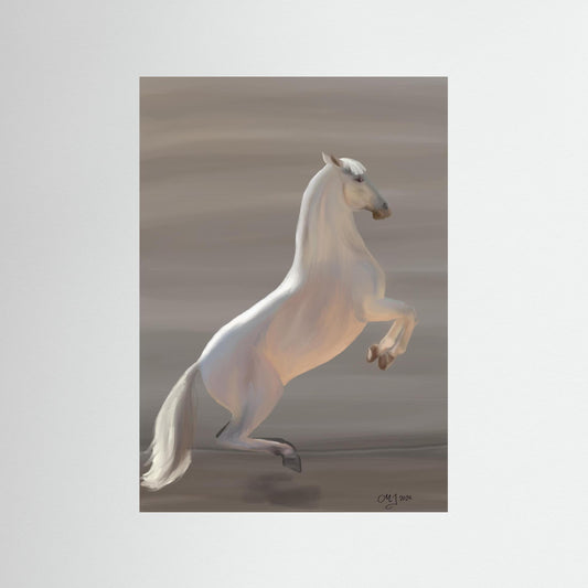 Study in Classical Movement — Courbette | Fine Art Paper Print