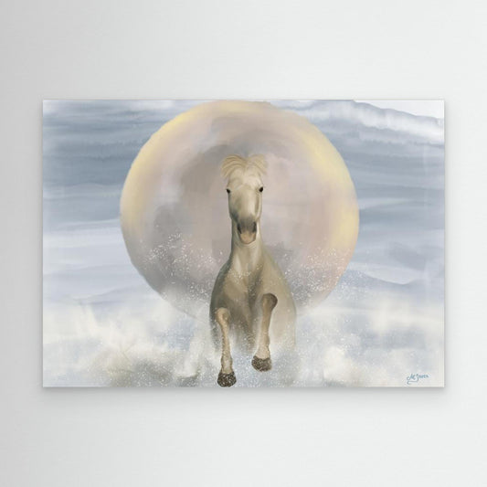 Under the Winter Moon | Canvas