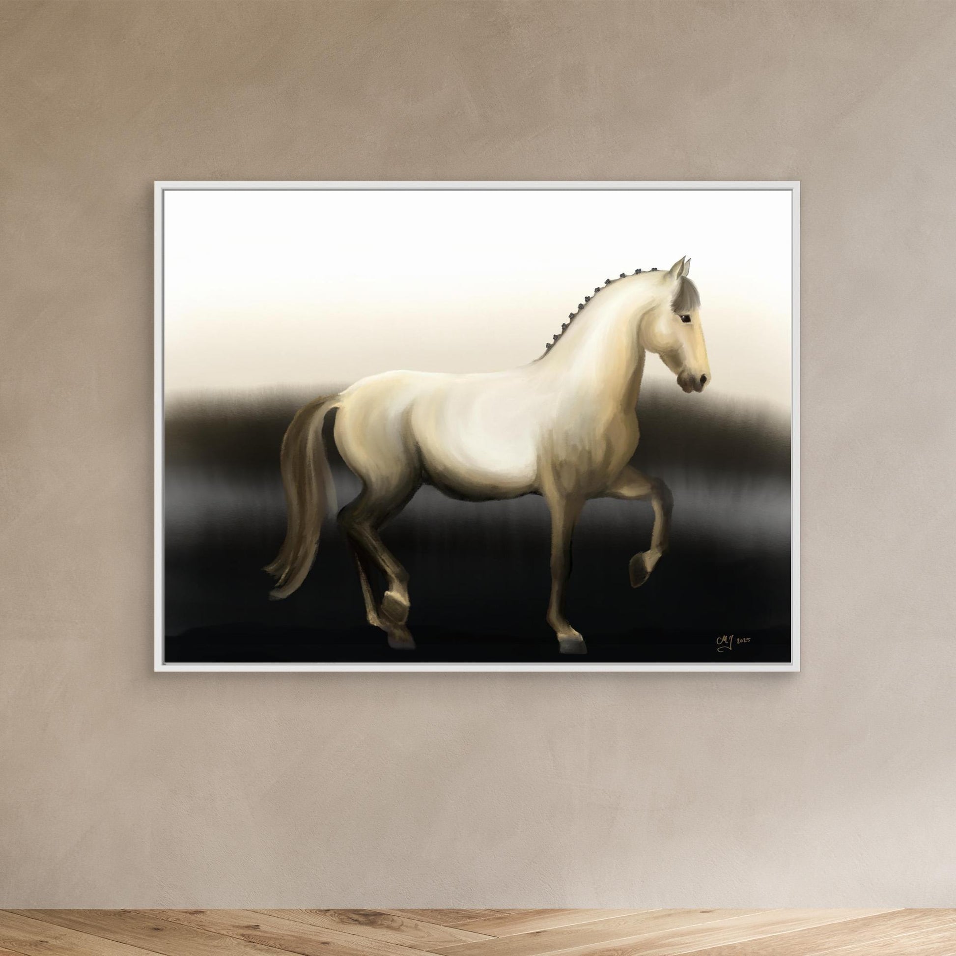 Study in Classical Movement — Piaffe | Canvas