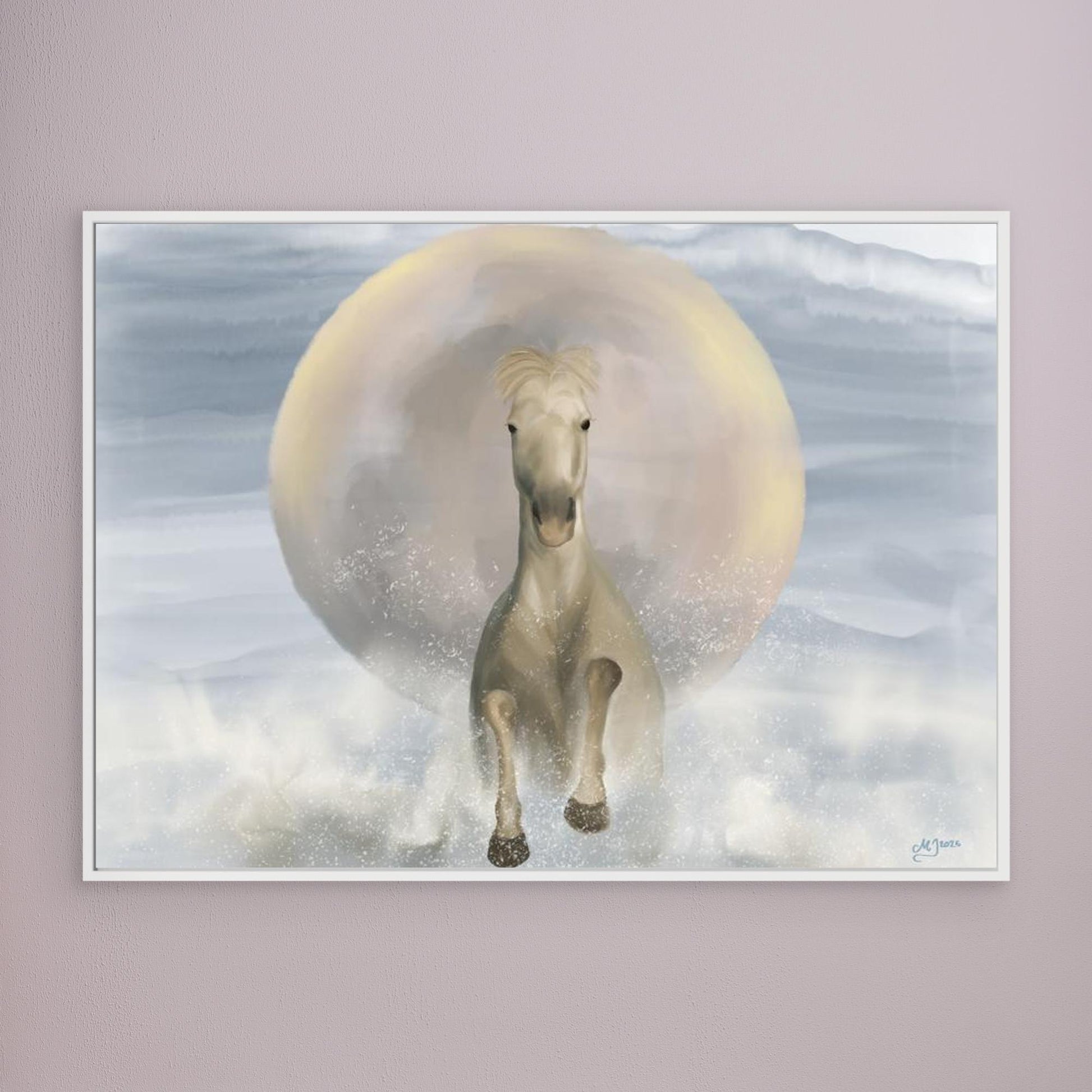 Under the Winter Moon | Canvas