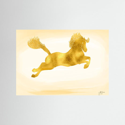 Study in Classical Movement — Capriole | Fine Art Paper Print
